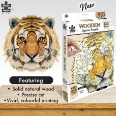 Wooden Shape Jigsaw: Tiger 2.0