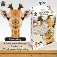 Wooden Shape Jigsaw: Giraffe