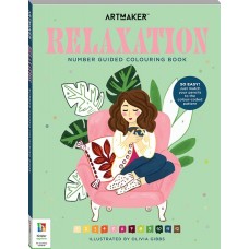 Number Guided Colouring Book: Relaxation