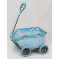 Blue Striped Dolls Wagon