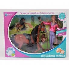 Horse Gift Set W/Foal + Doll