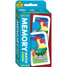 Memory Match Farm Flash Card Game (Ages 3-UP)