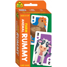 Farm Animal Rummy Flash Card Game (Ages 4-UP)