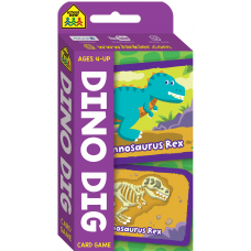 Dino Dig Flash Card Game (Ages 4-UP)