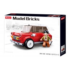 Model Bricks Red Car